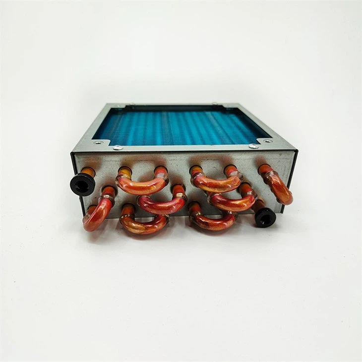 Finned Copper Tube Refrigerator Freezer Condenser
